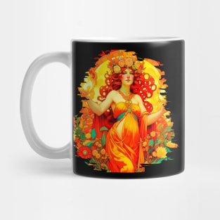 Art Nouveau Beltane Celtic Spring Mug